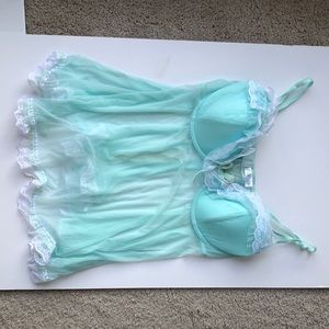 Ruffles Galore Teal teddy